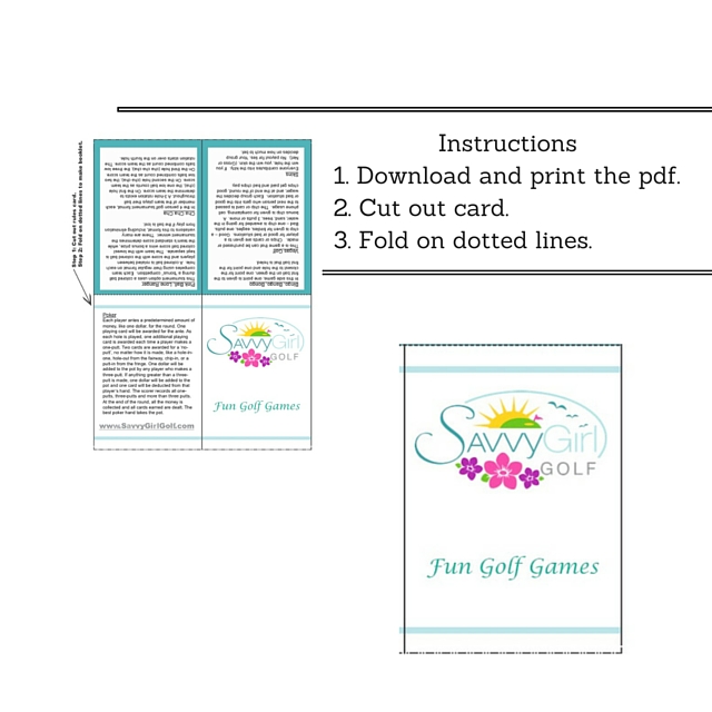 Landing Page Golf Games Card Savvy Girl Golf